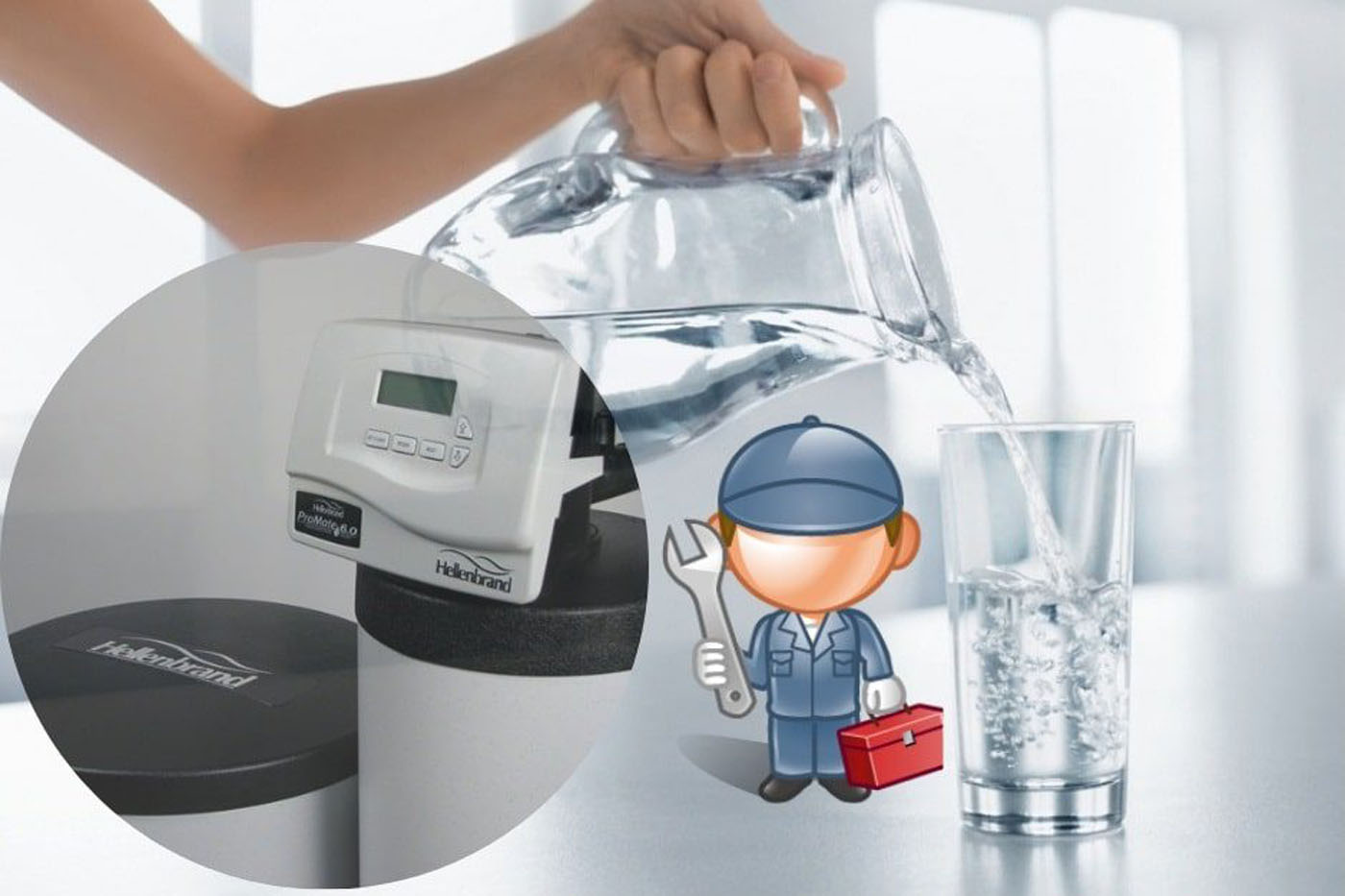 Water conditioners in a Amber Water Pros warehouse, contact us today for water conditioning in Upstate NY & NE PA.