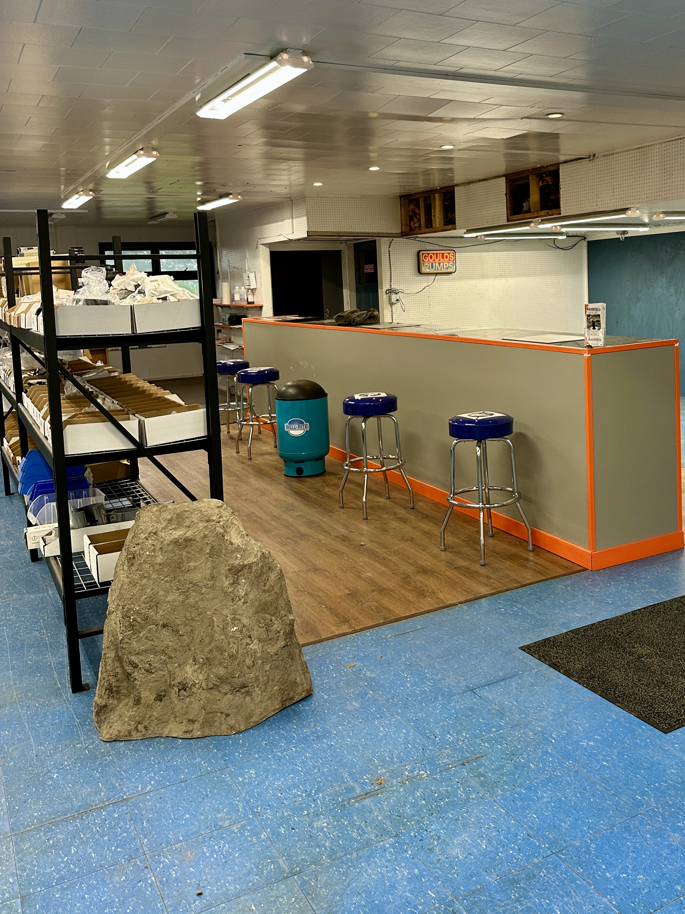 Amber Water Pros Landscaping Well Covers - An artificial rock cover for a well from Amber Water Pros.