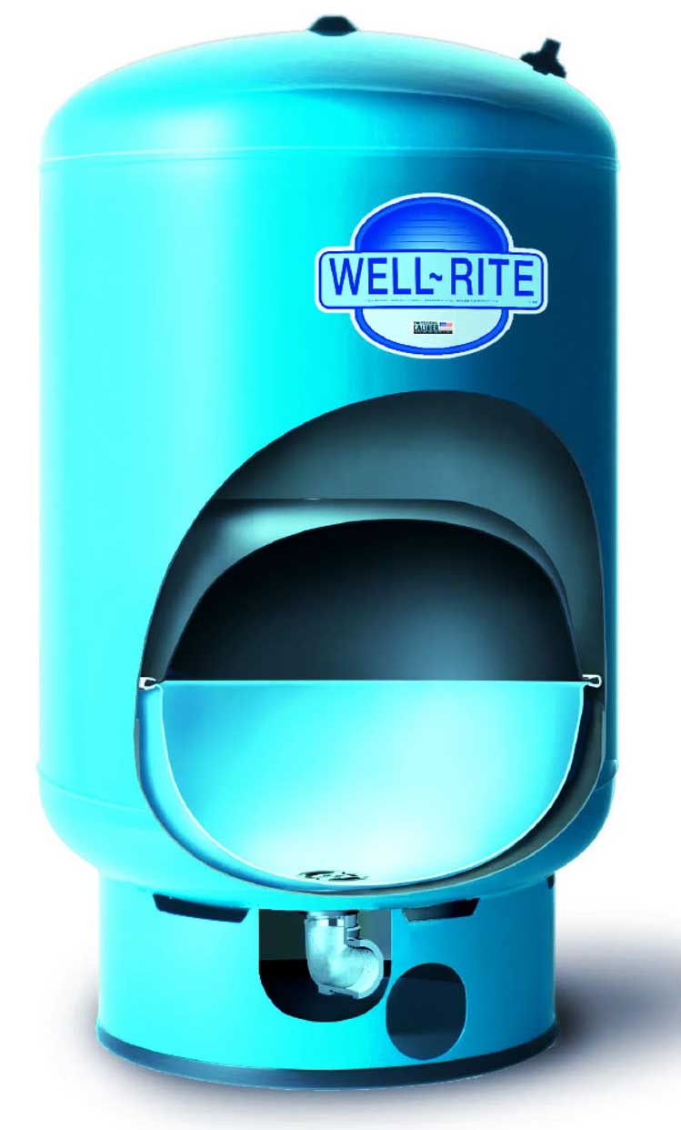 Amber Water Pros pressure tank.